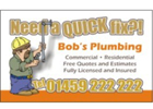 Bob's Plumbing
